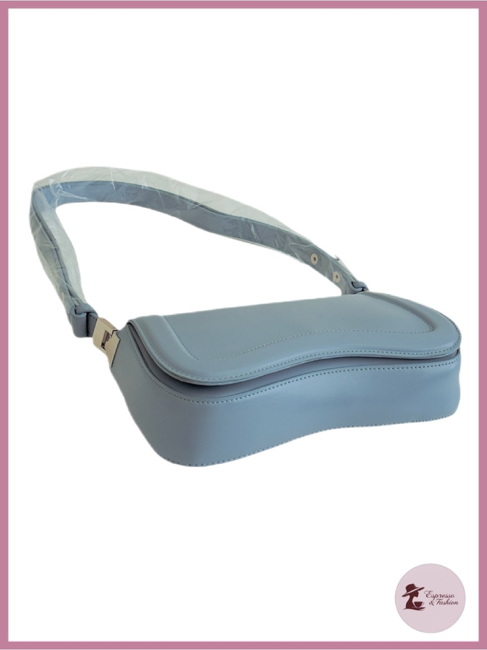 NWT Max Baguette Blue Shoulder Bag - Picture 6 of 11